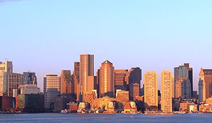 skyline view of boston ma